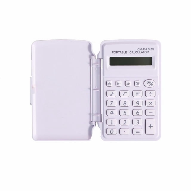 Calculators, Tyeign Mini Calculator Cover 8 Digits Big Buttons Large Lcd Display Operated Portable Student Finance Desktop Calculator Graphing Calculator Scientific Calculators Calculator Purple