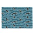 thumbnail image 1 of Aboriginal Cutting Board, Reptile on Waves and Dots, Decorative Tempered Glass Cutting and Serving Board, in 3 Sizes, by Ambesonne, 1 of 2