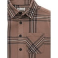 thumbnail image 2 of Weekend Academy Boys Flannel Long Sleeve Shirt, Sizes 4-18, 2 of 4