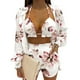 thumbnail image 4 of Traje de cintura de cintura deportiva con estampado floral de verano para mujer Traje de tres piezas informal de moda Wmkox8yi  bvn2820, 4 of 8