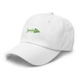 thumbnail image 3 of Clishirt Adult Unisex Embroidered Kiwi Green Fish Adjustable White Classic Dad Hat, 3 of 7