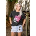 thumbnail image 4 of Valentine's Day Love Language Heart Women's Plus Size Graphic Tee Brisco Brands 2X, 4 of 5