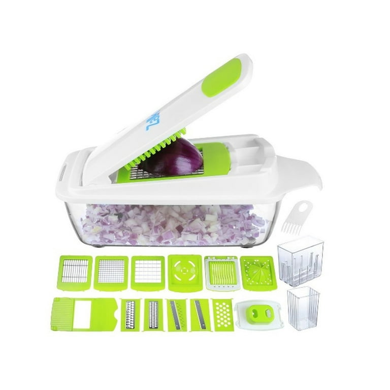 Vegetable Chopper Veggie Chopper Sedhoom Food Choppers and Dicers Hand  Onion Chopper Onion Cutter Potato Salad Fruit Apple Carrot Chopper with  Container Chopper Vegetable Cutter 