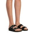 thumbnail image 5 of Time and Tru Women’s Footbed Slide Sandals, 5 of 7