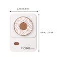 thumbnail image 2 of Ventilador mini recargable por USB (blanco), 2 of 4