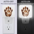 thumbnail image 2 of Paw prints LED Square Night Lights: Energy-Efficient and Stylish Illumination Device for Bedrooms and Living Areas, Set of 2, 200 Characters., 2 of 6