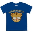 thumbnail image 3 of Fred Rogers Company Boys 3-Pack Daniel Tiger Graphic Tee Shirts, Blue/Red/Grey, 3 of 4
