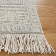 thumbnail image 3 of SAFAVIEH Ikat Jaymz Geometric Runner Rug, Ivory/Grey, 2'3" x 8', 3 of 8
