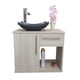 thumbnail image 1 of Gabinete para Baño DECOMOBIL con Puerta y Cajón con Lavabo y Monomando Encino Polar/Gris GABINETE 08, 1 of 4