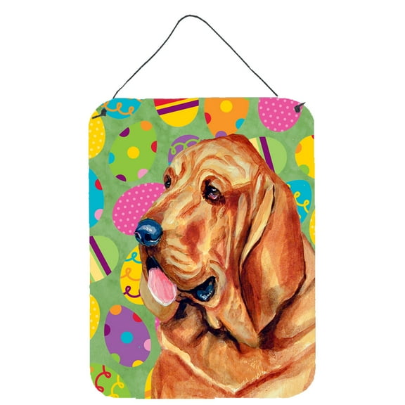 Bloodhound Easter Eggtravaganza Wall or Door Hanging Prints
