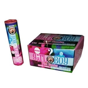 smoke pink reveal gender boy bombs pack fireworks bomb box tubes novelty dominator