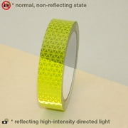 Oralite (Reflexite) V98 Microprismatic Conspicuity Tape: 1 in x 15 ft. (Fluorescent Lime Yellow)