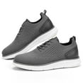 thumbnail image 2 of Men's Casual Dress Oxfords Shoes Breathable Knit Leisure Fashion Sneakers Lightweight Comfortable Walking Shoes, 2 of 5