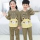 thumbnail image 1 of Conjunto de pijamas de verano para niños y niñas, ropa de casa con dibujos animados, 1 of 4