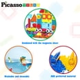 thumbnail image 4 of Baldosas magnéticas PicassoTiles PTE21 con erizo, 75 piezas, a partir de 3 años, 4 of 7