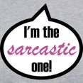 thumbnail image 3 of CafePress - Im_The_Sarcastic - Womens Baseball Tee, 3 of 4