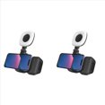 thumbnail image 1 of 2X Estabilizador de Mano con Bluetooth para Teléfono, de Fotografía, Luz de Relleno para Selfies, Vlogs, Accesorios de Fotografía, Color Negro con Luz, 1 of 5