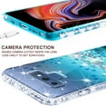thumbnail image 5 of Compatible for Samsung Galaxy Note 9 Case, with [Temper Glass Screen Protector] SOGA Diamond Glitter Liquid Quicksand Cover Cute Girl Women Phone Case [Clear/Teal], 5 of 5