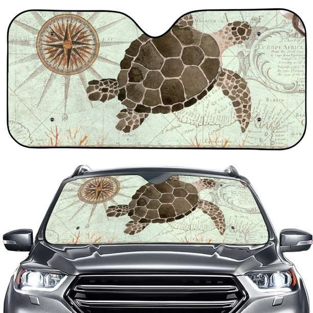 Bivenant Store Turtle Automotive Windshield Sunshades Car Shield Sun ...