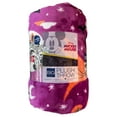 thumbnail image 2 of The Big One Oversized Plush Mickey Mouse Halloween Throw Blanket, 5' x 6' Purple, 2 of 4