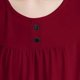 thumbnail image 5 of Tops de Manga Corta de Mujer Casual Botón de Color Sólido Plegado Cuello Redondo Suéter de Moda para el Hogar Y el Uso Diario, 5 of 5