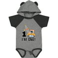 thumbnail image 3 of Inktastic First Birthday Construction Truck 1 Year Old Boys Baby Bodysuit, 3 of 5