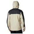 thumbnail image 2 of Columbia Men’s Omni-Tech Waterproof Rain Jacket | XXL, Ancient Fossil/Black, 2 of 6