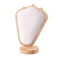 thumbnail image 4 of Esquirla Necklace Display Stand Chain Rack Mannequin Model for Store Bedroom Showcase White PU Leatehr, 4 of 8