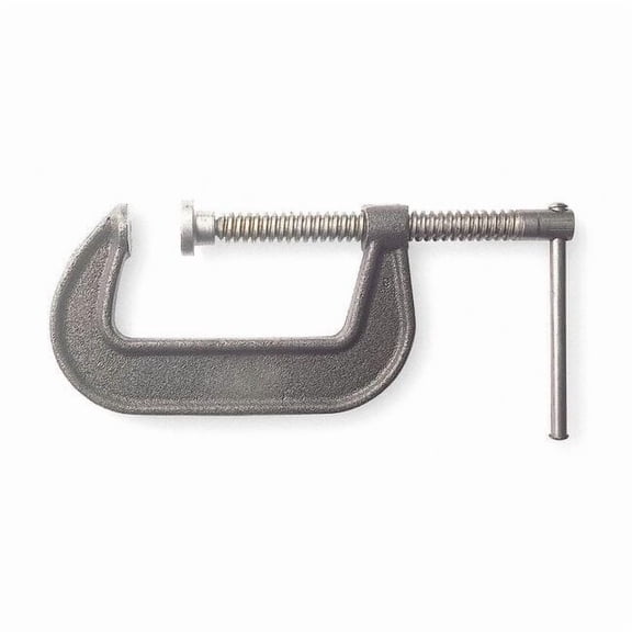 Westward C-Clamp,6",Iron,Regular Duty,2450 lb. 2LAY7