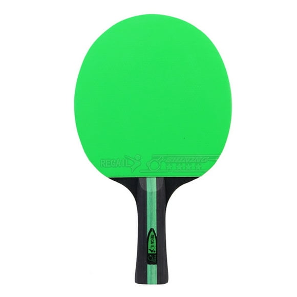 Raquette de Tennis de Table Forte 7 Plis Ping-Pong en Bois Paddle Long Handl