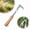A, variant on Crack Weeder, 12" Stainless Steel L-Shaped Crevice Weeder Tool with Wood Handle, Heavy Duty Sidewalk Weed Puller Spatula for Garden Patio Lawn, Gardening Hand Tool (B)