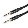 thumbnail image 3 of Cable Mono 3ft Premier Series 1/4in TRS Macho a Macho 16AWG Dorado Enchapado, 3 of 3