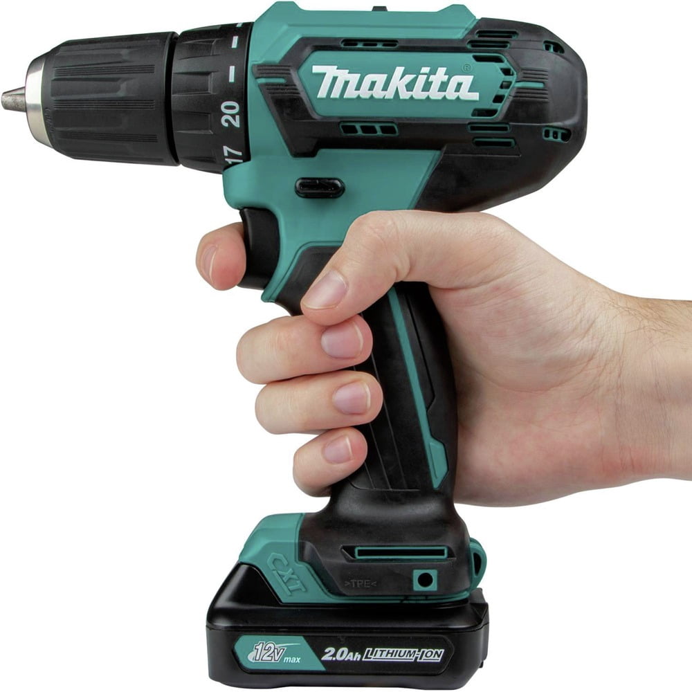 Makita FD09R1-R 12V MAX CXT Lithium-Ion 3/8 in. Cordless Drill Driver Kit with 2 Batteries (2 Ah) (Refurbished)