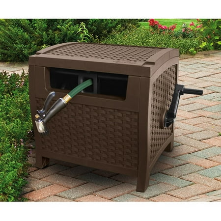 Suncast 175' Resin Wicker Hose Hideaway