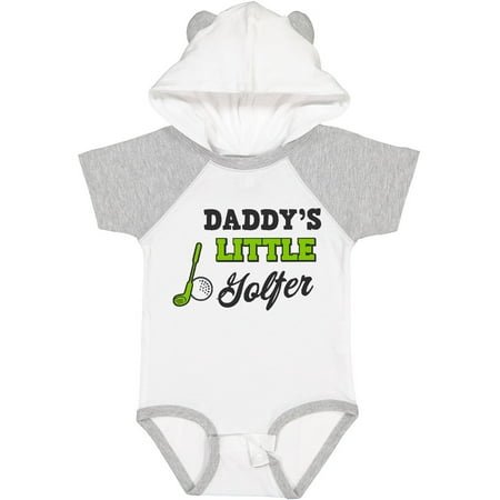 

Inktastic Daddys Little Golfer with Golf Club and Ball Gift Baby Boy or Baby Girl Bodysuit