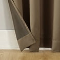 thumbnail image 4 of Sun Zero Madison Room Darkening Grommet Curtain Panel, 54"x84", Mocha, 4 of 8