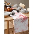 thumbnail image 6 of Boanket Pink Floral Art Table Runner - 90 Inch Long, Kitchen Dining Table Runner Dresser Scarves, Watercolor Botanical Spring Flowers Farmhouse Home Decor for Coffee Table Wedding Party Banquet, 6 of 8