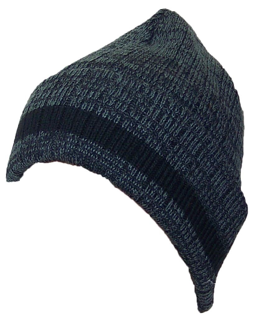 NEW THINSULATE CHUNKY BLACK BEANIE LINED 40 GRAM WINTER HAT ONE SIZE WARM 