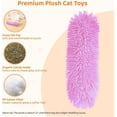 thumbnail image 5 of Snfy 3pcs Catnip Toys for Indoor Kittens: Pillow Toys - Interactive Kitten Kicker with Crinkle Plush Cat Chew Teething Toys-Pink&Blue&Yellow, 5 of 9