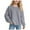 Dark Gray, variant on Ulanda Girls Oversized Crewneck Sweatshirts Kids Fashion Fleece Drop Shoulder Pullover 5-14 Years (Yellow, 3-4 Years)