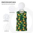 thumbnail image 3 of Rocae Pineapples with Palm Leaves for Men's Basketball Jersey Lightweight and Breathable Athletic Tank Top,Quick-Drying Sports Jersey Medium, 3 of 9