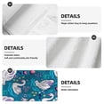 thumbnail image 7 of Sikiie Swan On The Pond Hand Towel with Loop Hanging Towel Absorbent Tie Towels for Kitchen Tea Bar Bathroom Decor, 7 of 7