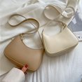 thumbnail image 5 of Bolso bandolera de PU para mujer, de moda de verano, color liso, ligero y elegante, 20 x 15 x 6,5 cm, perfecto para uso informal y urbano., 5 of 5