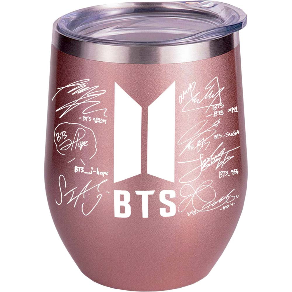 【STAINLESS CUP】JUNGKOOK Amazon.com: BUILT BTS Tumbler, 20.1 fl oz (591 ml), Jungkook