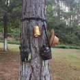 thumbnail image 2 of Sangle de Camping Cintres à Équipement 1 Pack avec 4 Crochets Support Léger Multi-Affichage Accessoire pour Arbre Extérieur Nœud & Cintre pour Chasse Camping Randonnée, 2 of 12