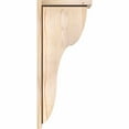thumbnail image 3 of 7 1/2"W x 12"D x 28"H Carmel Smooth Corbel w/Backplate, Douglas Fir, 3 of 9