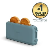 bella 2-Slice Slim Toaster with Extra Long Slot, 6 Setting Shade Control with Reheat & Cancel Buttons, Surf