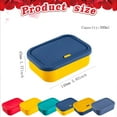 thumbnail image 3 of Clearance Food Storage under $5,Heat Silicone Lunch Box With Lid Leakproof Fresh Keeping Lunch Container For School, 3 of 4