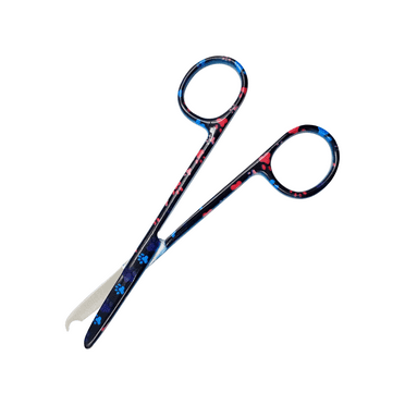 4.5 in. Cynamed Suture Stitch Scissors with Black Paws