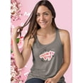 thumbnail image 2 of Mother's Day Lineart Nature Racerback Tank Women -Image by Shutterstock, Female x-Large, 2 of 4